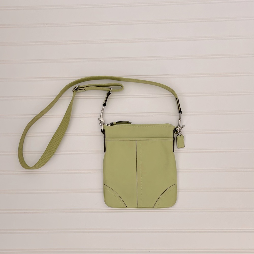 COACH Messenger Crossbody Color Summer Green